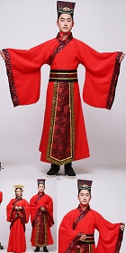 Scholar-bureaucrat Court Dress w/ Crown (RM)