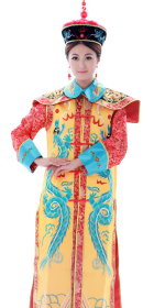 Qing Dynasty Empress Robe w/ Crown (RM)