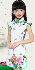 Girl's Floral Cheongsam Dress (RM)