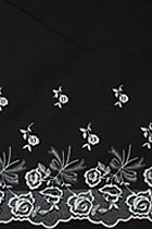 Fabric - Embroidery Cotton (Black)