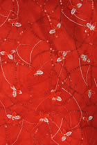 Fabric - See-through Embroidery Gauze (Red)