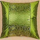 Chinese Ethnic Lotus Embroidery Cushion Cover