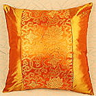 Chinese Ethnic Lotus Embroidery Cushion Cover