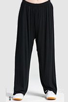 Professional Taichi Kungfu Pants - Modal - Black (RM)
