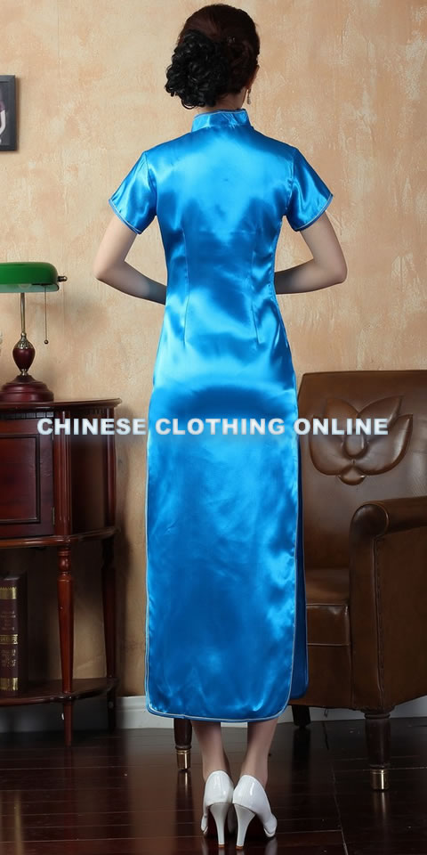 Short-sleeve Long-length Brocade Cheongsam (RM)