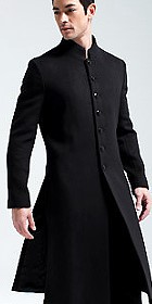 Standing Collar Long Coat (CM)