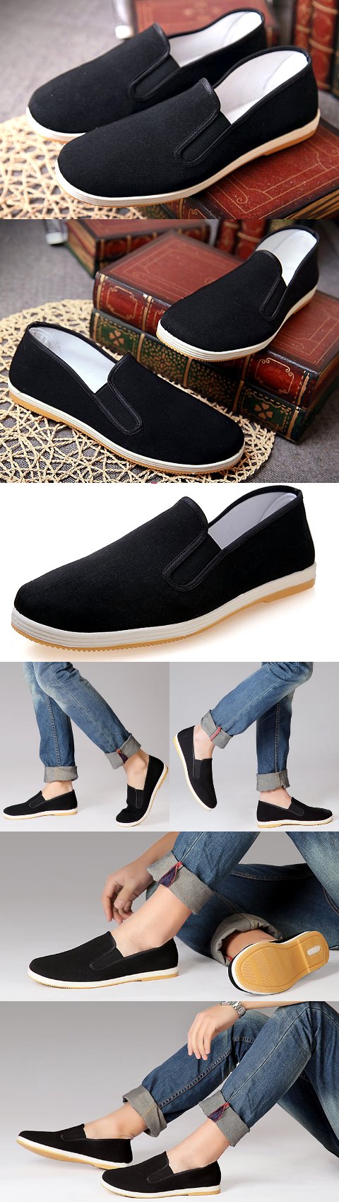 Chinese Ethnic Square Opening Cloth Shoes (RM)