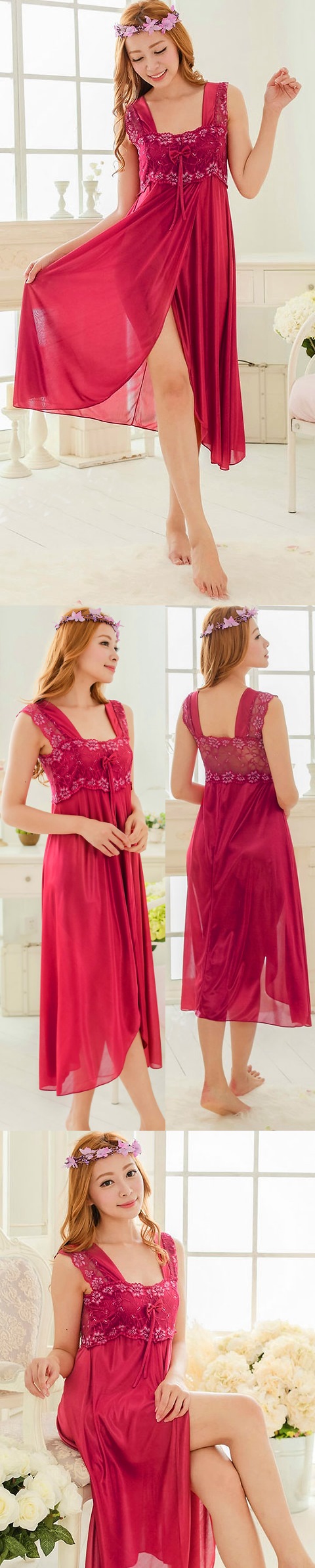 Silky Long Slip Dress Sleepwear (RM)