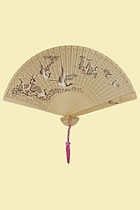 Sandalwood Folding Fan (Multiple Patterns)