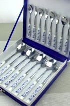 Stainless Steel w/ Porcelain handle Cutlery Set