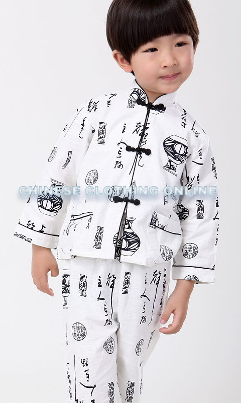 Boy's Long-sleeve Mandarin Suit (RM)