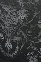 Fabric - See-through Embroidery Silk Velvet Gauze (Black)