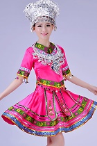 Chinese Ethnic Dancing Costume - Miao Zu