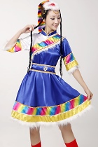 Chinese Ethnic Dancing Costume - Zang Zu (Tibetan)