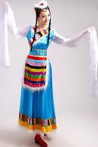 Chinese Ethnic Dancing Costume - Zang Zu (Tibetan)