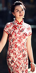 Short-sleeve Long-length Cheongsam (CM)