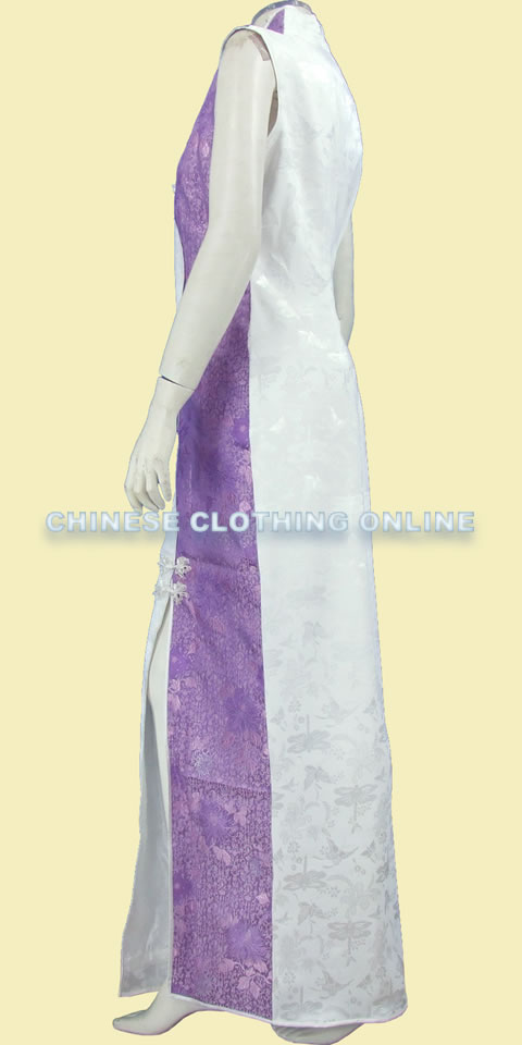 Sleeveless Long-length Cheongsam (CM)