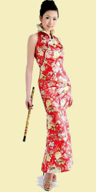 Cut-in Shoulders Fishtail Cheongsam (CM)