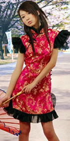 Short-sleeve Short-length Cheongsam (CM)