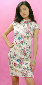 Short-sleeve Short-length Cheongsam (CM)