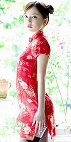 Cup-sleeve Short-length Cheongsam (CM)