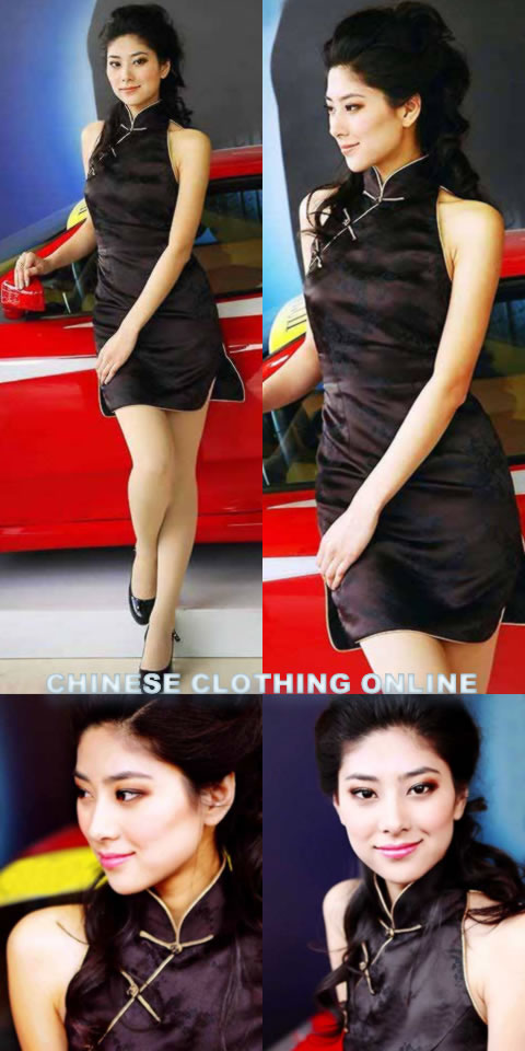 Cut-in Shoulders Short Cheongsam (CM)