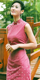 Sleeveless Short-length Cheongsam (CM)