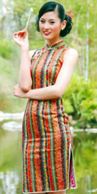 Sleeveless Short-length Cheongsam (CM)