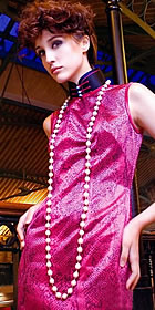 Sleeveless Mid-length Cheongsam (CM)