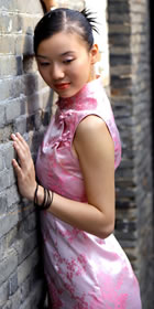 Sleeveless Mid-length Cheongsam (CM)