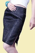 Cheongsam Style Short Embroidery Skirt (CM)