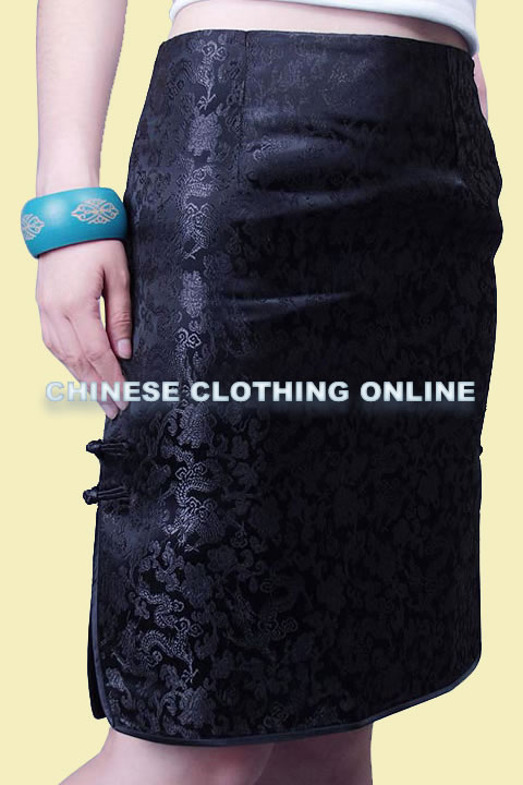 Cheongsam Style Short Embroidery Skirt (CM)