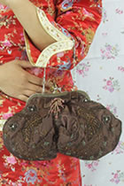 Hand Beading Embroidery Handbag with Paillettes