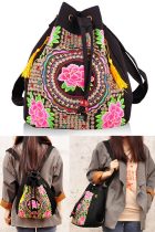 Ethnic Embroidery Shoulder-bag / Backpack