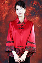 Long-sleeve Mandarin Blouse (CM)