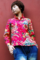 Long-sleeve Mandarin Blouse (CM)