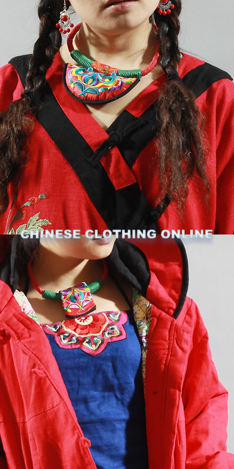 Ethnic Embroidery Necklace