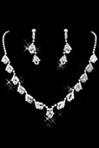 Bridal Necklace and Earrings Set