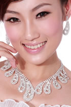 Bridal Necklace and Earrings Set