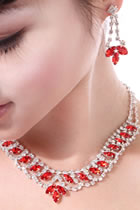 Bridal Necklace and Earrings Set