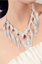 Bridal Necklace and Earrings Set