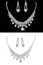 Bridal Necklace and Earrings Set