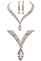 Bridal Necklace and Earrings Set