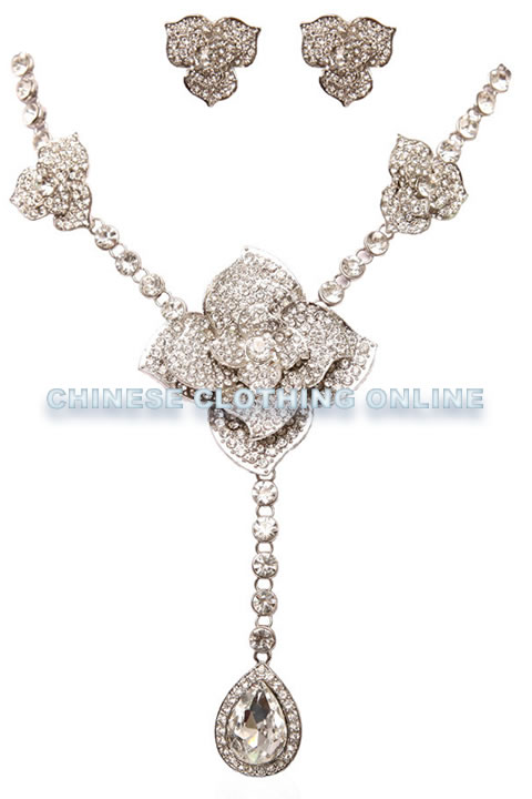 Bridal Necklace and Earrings Set