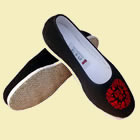 Embroidery Shoes - Blessing Icon (Black)