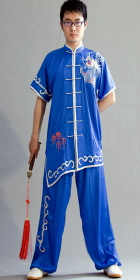 Dragon and Ethnic Embroidery 2-piece Kung Fu / Taichi Suit (CM)