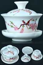 Fine Porcelain Gaiwan Teapot/Teacup