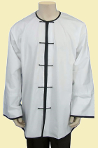 Round Collar Open Cuffs Kung Fu Jacket/Shirt (CM)