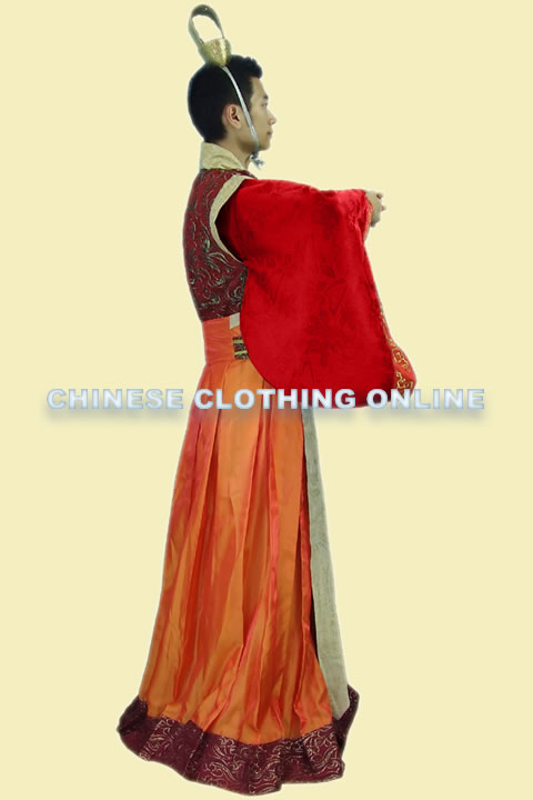 Han Scholar-bureaucrat Court Dress w/ Crown (RM)