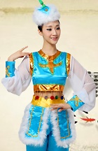 Chinese Ethnic Dancing Costume - Menggu Zu (Mongolian)